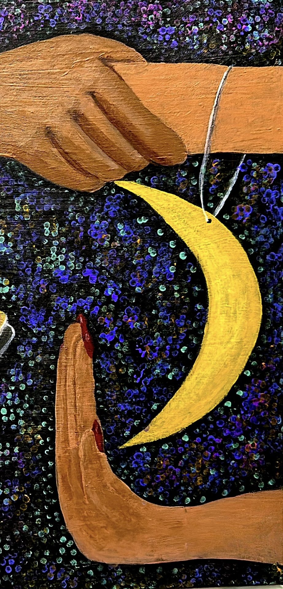 Живопись, картина «Фиолетовые сны»