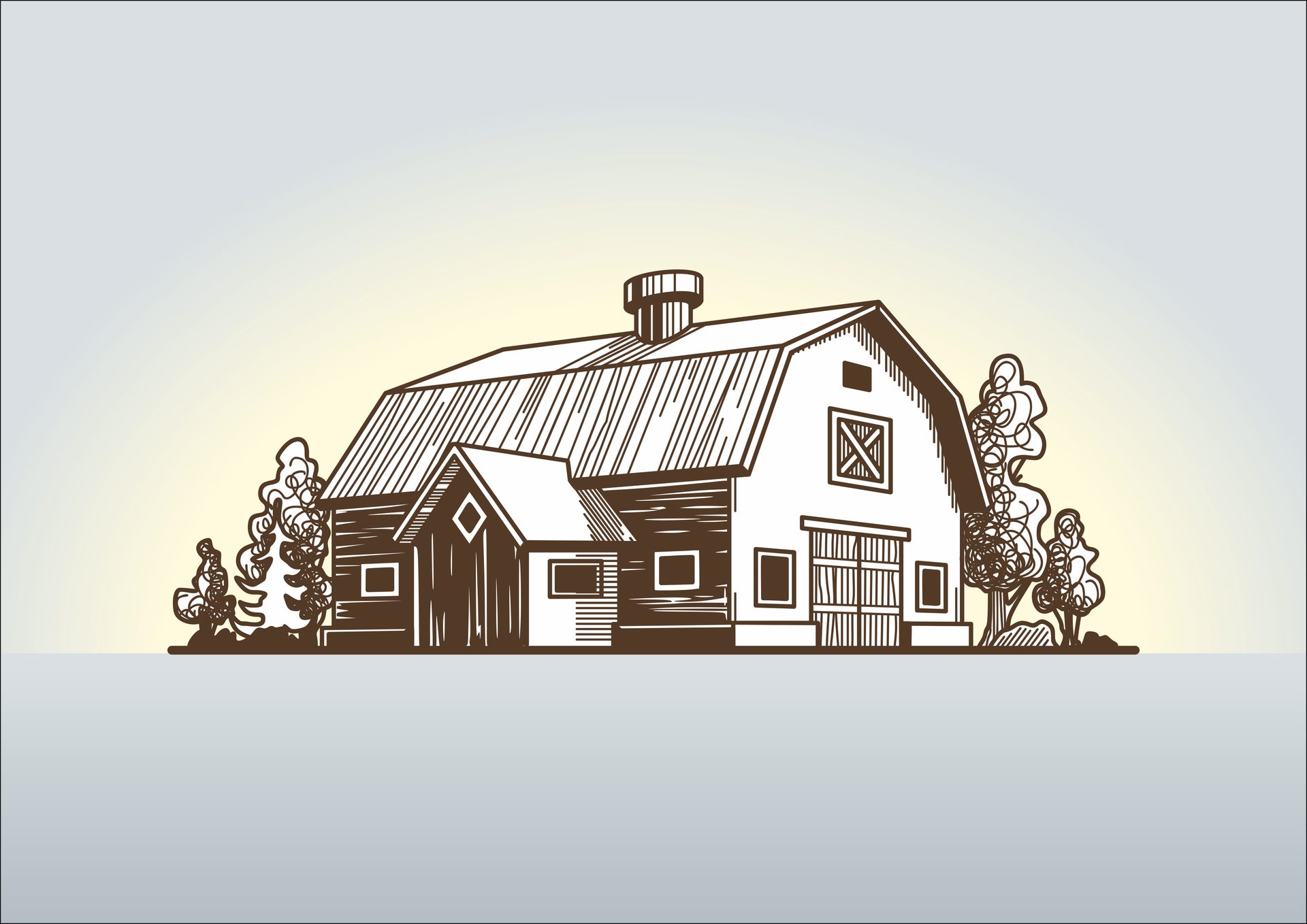 Farm House / Фермерский домик - постер