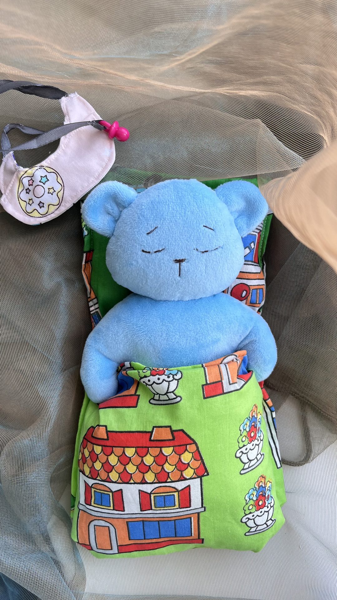 Игровой набор: игрушка и постелька