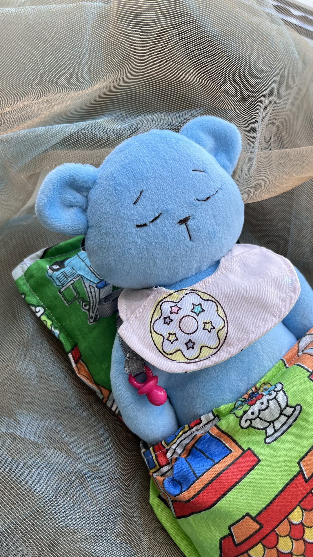 Игровой набор: игрушка и постелька