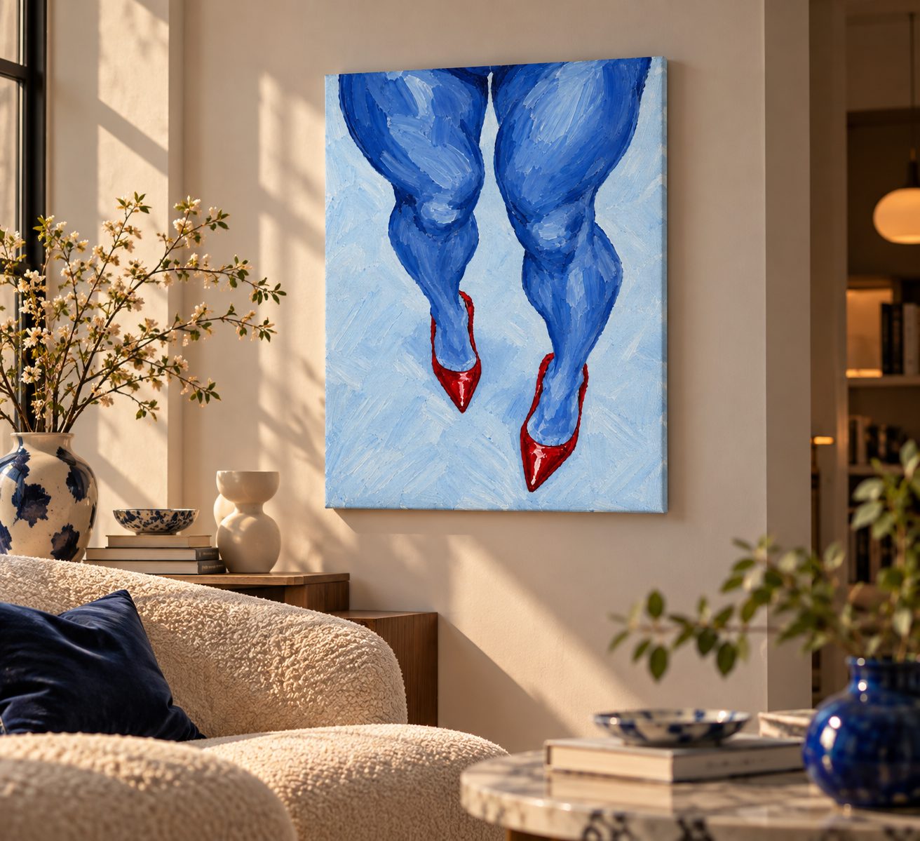 Накачанные ножки" принт в электронном формате