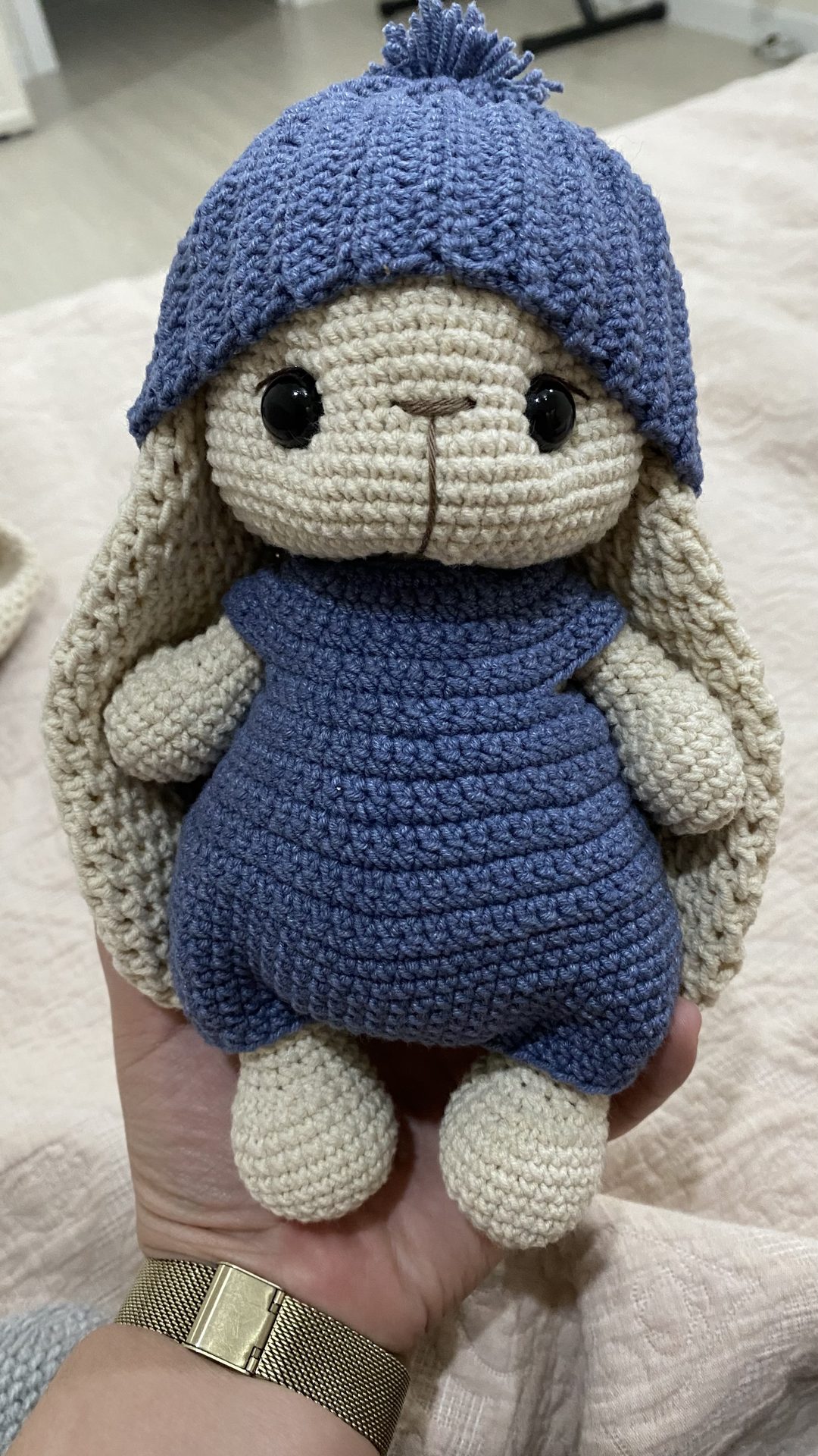 Вязаная зайка 💙