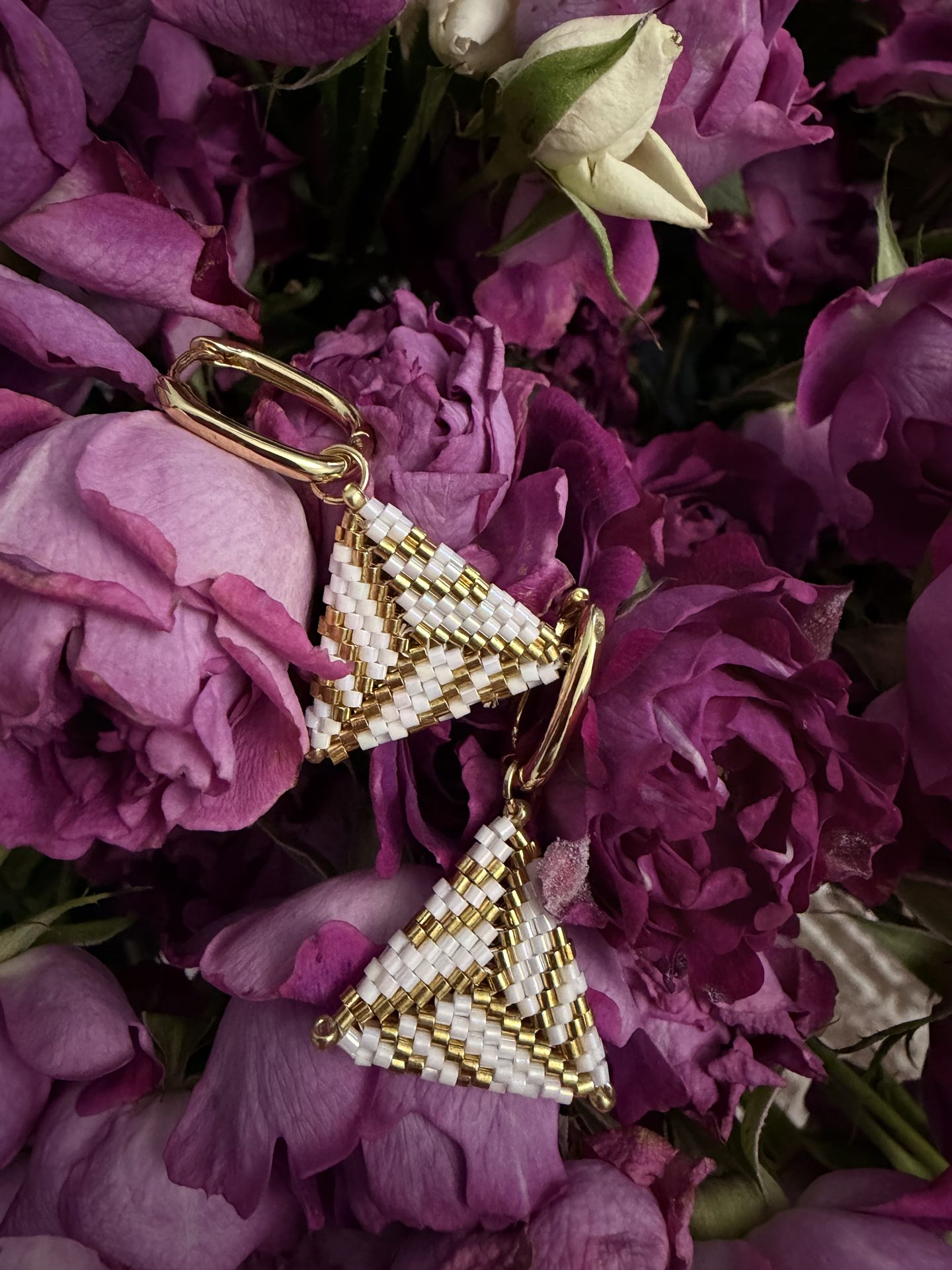 Серьги из бисера